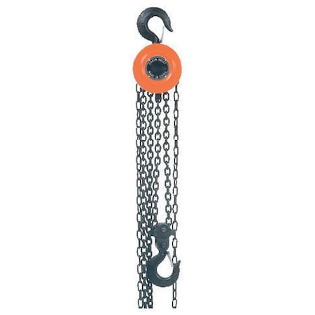 Global Industrial Manual Chain Hoist, 10,000 Lbs. Cap., 10' Lift 241641